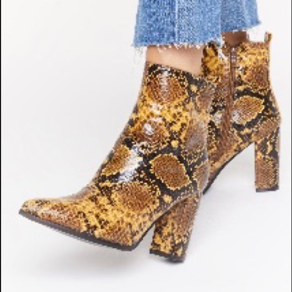 Nasty Gal Snake Boots